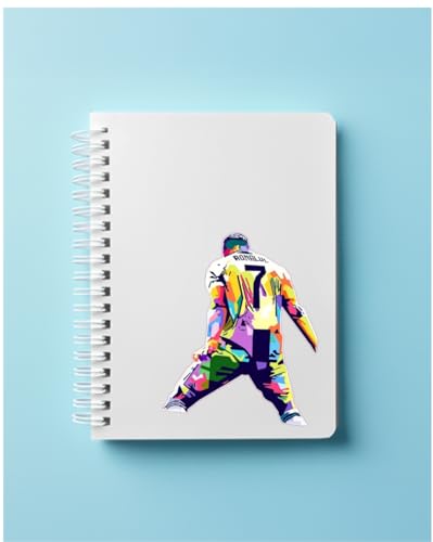Soccer Player Sticker - Ronaldo 7 Celebration Vinyl Decal - 5"