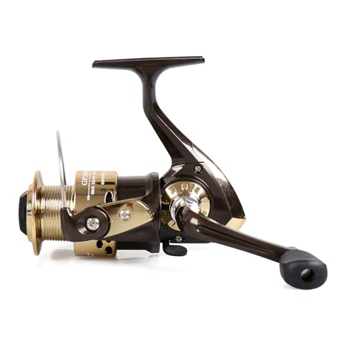 RESTCLOUD Gf5000 Spinning Fishing Reel - 3 Ball Bearings, Left/Right Retrieve, Front-Adjustable Drag