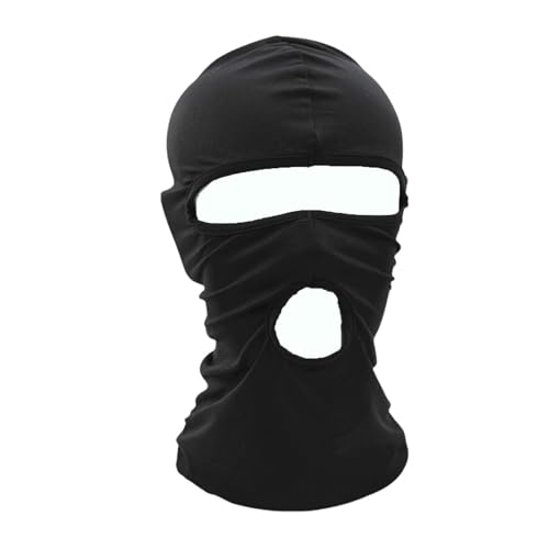 Full Face Black Balaclava Ski Mask - 3 Holes for Men & Women