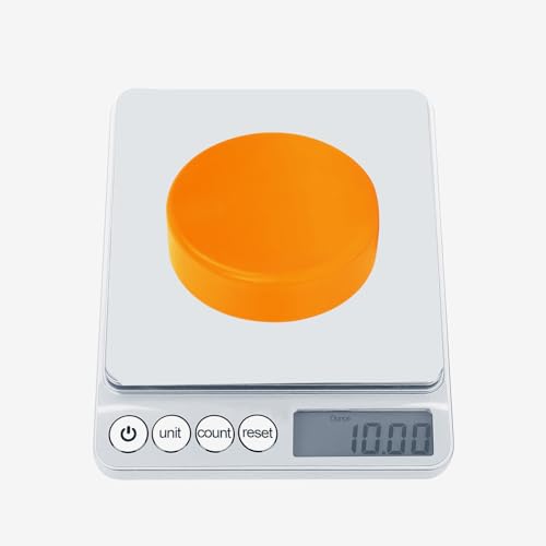 AceFox 6-Pack 10 oz Hockey Training Pucks - Regulation 3" x 1", High-Visibility