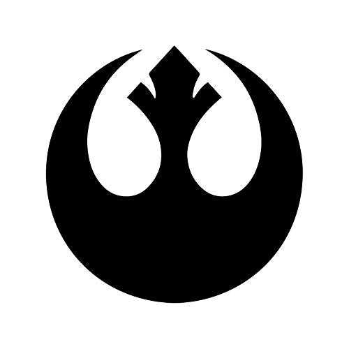 Rebel Alliance Vinyl Decal Sticker - 4" x 4" Black