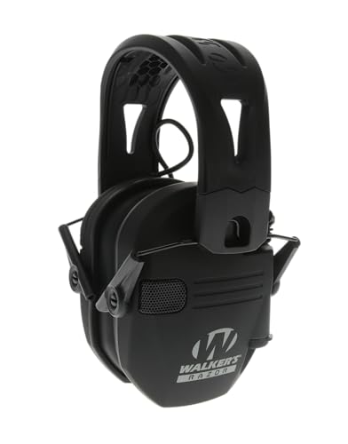 Walker's Razor Tacti-Grip Shooting Earmuffs - One Size, Black