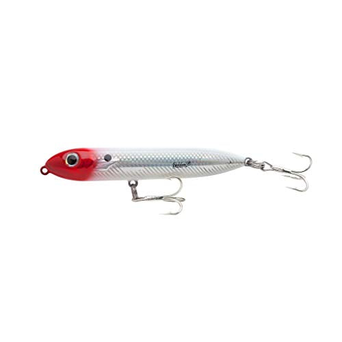 Heddon Super Spook XT Saltwater Lure 5in 1oz Red Head Flash