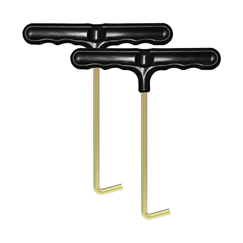 Trampoline Spring Tool Set - 2 Pack with Comfortable Grip - Black