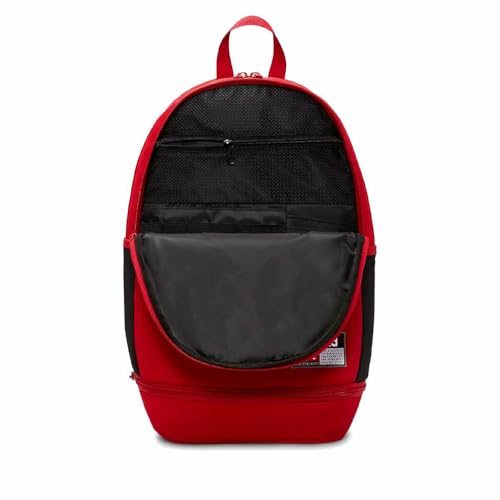 Red Jordan 23 Backpack - Burgundy with Shoe Pouch