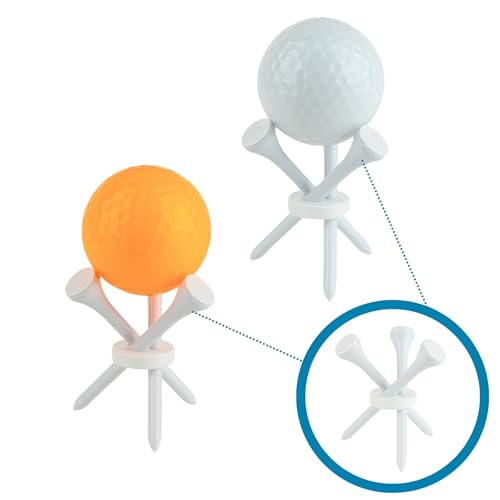 Matterform Golf Ball Display Stand 2-Pack | Tripod Golf Ball Holder for Collectibles & Decor