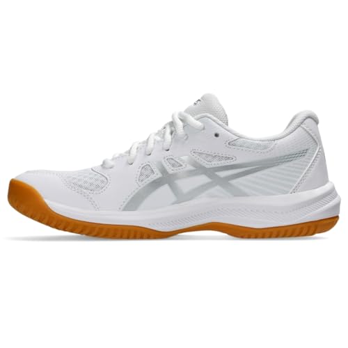 Volleyball Shoes - ASICS Women's Upcourt 6 - White/Pure Silver