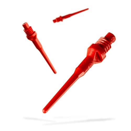 Soft Tip Dart Points - Viper Tufflex II 2BA Thread - Red 100 Pack