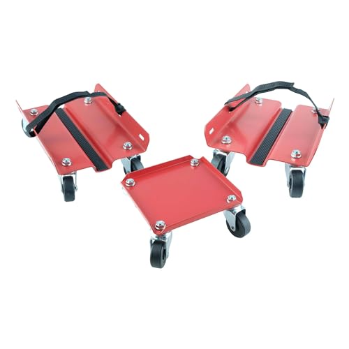 Snowmobile Dolly Set with Heavy Duty Straps - 1500 lbs Capacity