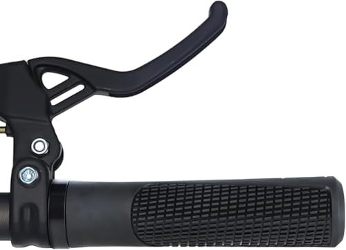 Mbeysaq 131mm Bike Handlebar Grips – Rubber Anti-Slip Lock-On with End Caps