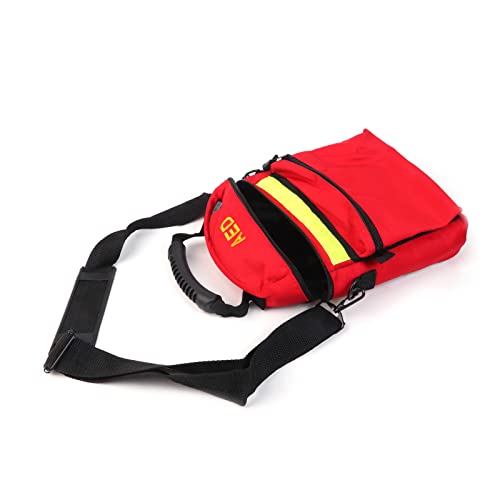AED First Aid Bag - Empty Medical Rescue Bag for Defibrillator