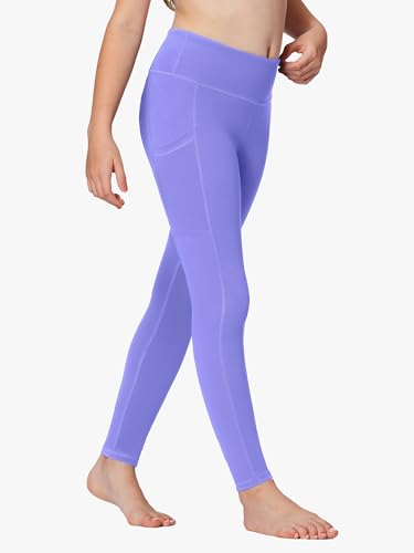 Stelle Girls' Pockets Leggings for Kids 10-11 Years - Periwinkle