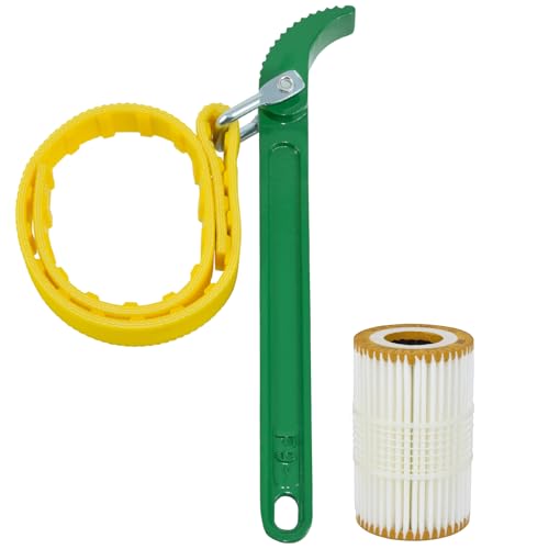 Adjustable Strap Wrench, 9¡¯ Handle, Rubber Strap Pipe Wrench, Oil Filter Wrench, Jar Opener, Shower Head Wrench, Water Filter Wrench