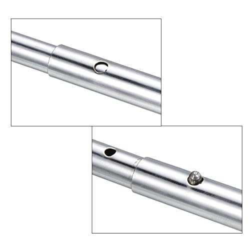 8.3x8mm Spring Clips - 5 Pack Steel Locking Tube Pins for Camping