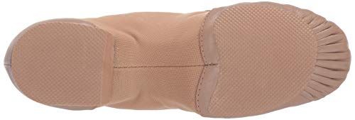 Bloch Neo-Flex Women's Tan Leather Jazz Dance Shoes Slip-On - Size 8