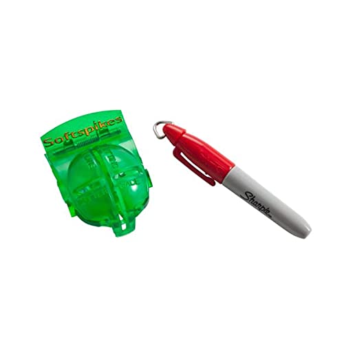 Softspikes BLM8006 Golf Ball Alignment Tool – Green