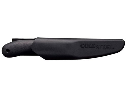 Cold Steel Roach Belly 4.5" German 4116 Stainless Steel Fixed Blade Trailing Point Outdoor Hunting Utility Knife, 4" High Impact Polypropylene Handle, Durable Sheath Included