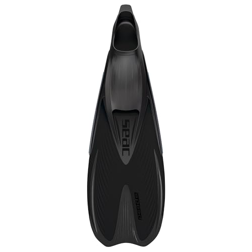 SEAC Speed Snorkeling Fins Black / 8½-9½ US Lightweight Dive & Swim Fins