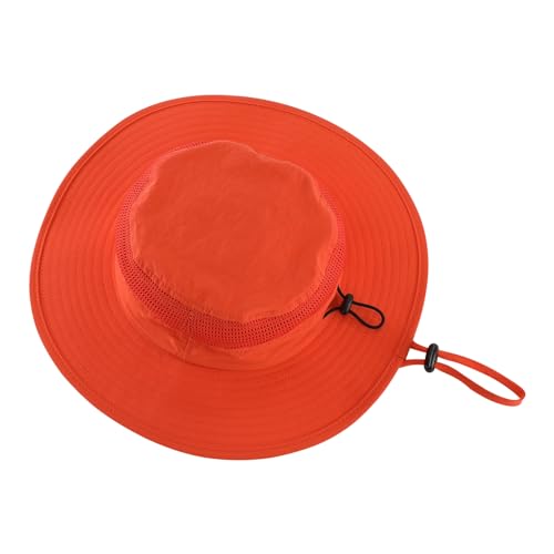 Kids Wide Brim Sun Hat UPF50+ UV Protection - 2-4T Orange