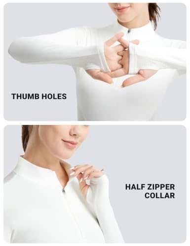 Women's Long Sleeve Equestrian Riding Shirt - Medium/White