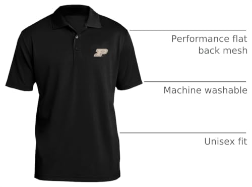 Purdue Boilermakers Team Color Polo - X-Large Black