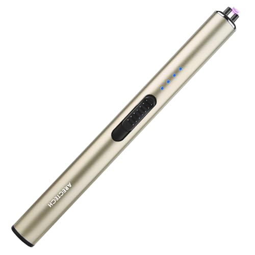 Rechargeable Electric Candle Lighter - Arc Plasma, Gold