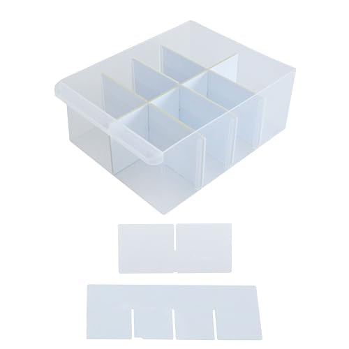 (24-Pack) Large Drawer Configurable Dividers compatible with Craftsman, ArtBin Craft Storage Cabinets, (24 Width + 6 Length Dividers), (Dividers Only)