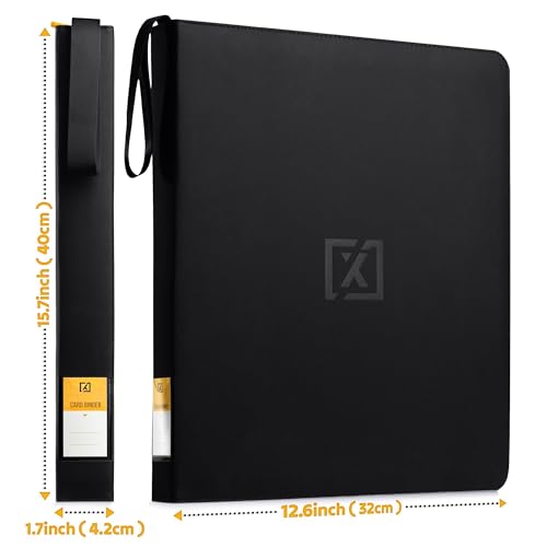 Top Load Card Binder for 252 Cards - Includes 20 Premium Cases
