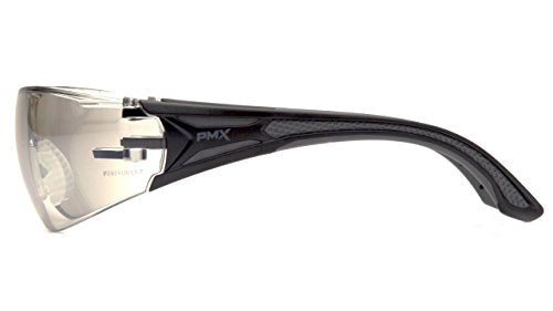 Endeavor Plus Safety Glasses with Foam Padding - Black/Grey, Indoor/Outdoor