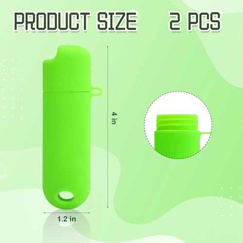 Waterproof Lighter Case Cover Holder for BIC - Light Green (2pcs)