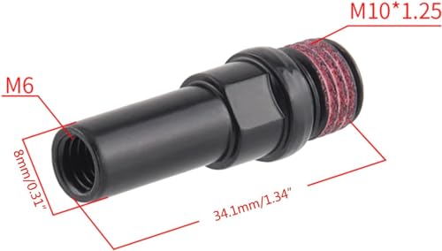 4 Pack Black Bike Brake Screws for 10mm V-Brake Mounts