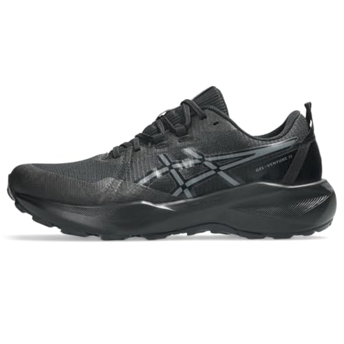 Men's Gel-Venture 11 Extra Wide Trail Running Shoes - 10.5 Black/Carrier Grey