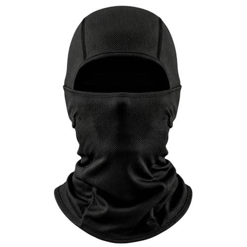 Balaclava Face Mask - Summer Cooling UV Protection - Black