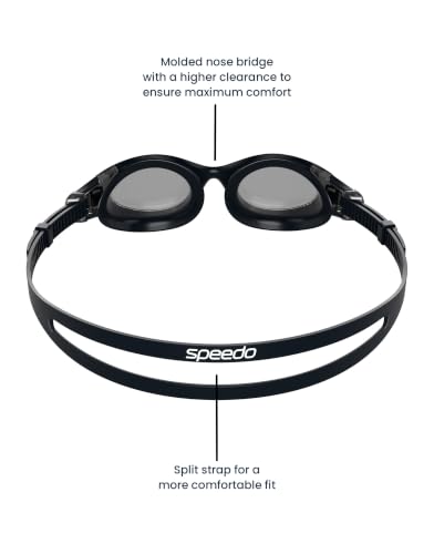 Speedo Unisex Adult Swim Goggles Hydrosity Black/Oxid Grey/Smoke 2.0