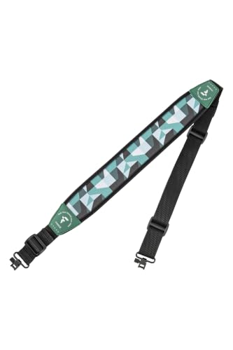 Adjustable Padded Rifle Sling with Swivels - 23" to 52"