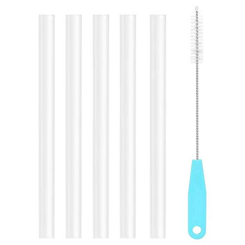 Replacement Straws for CamelBak Eddy Kids 12oz Water Bottle - 5 BPA-Free Straws & Cleaning Brush
