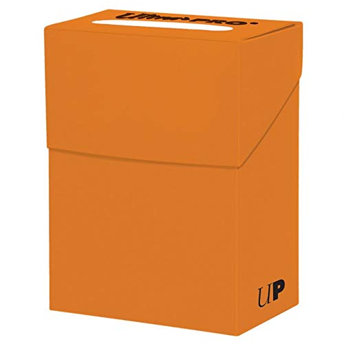 Deck Box - Medium Orange for Card Storage & Organization