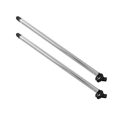 Savvycraft Bimini Top Rear Support Poles, 1" Aluminum 2 Poles & Hardware