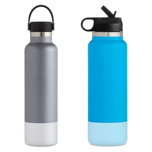 Protective Silicone Sleeve for Hydro Flask 32-40 oz - Clear