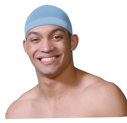 Stocking Wave Cap Set - 2PCS Skull & Wig Caps - Sky Blue