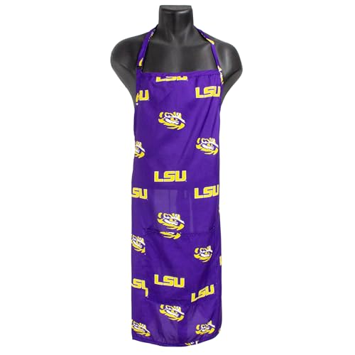 Adjustable Cotton BBQ Apron with 9" Pocket for Tailgating