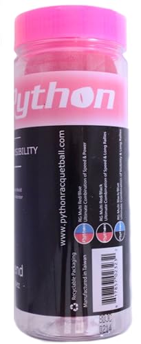 High-Visibility Pink Racquetballs - 3 Ball Can