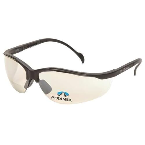 Bifocal Readers Safety Glasses - 2.5 Diopters Amber Frame