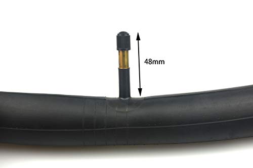 2 Pack 700c Road Bike Inner Tubes with 48mm Schrader Valve