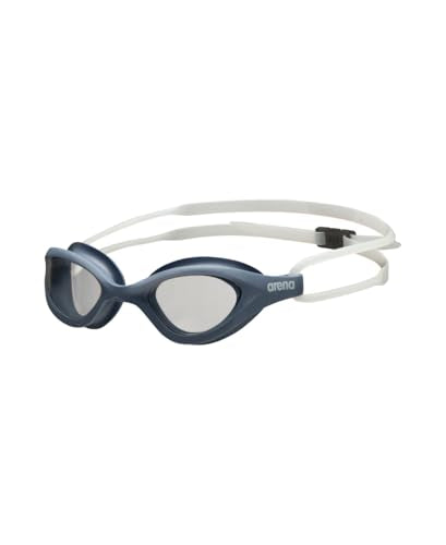 ARENA Unisex Adult Swim Goggles Anti-Fog Clear/Gray Blue - Comfortable Fit