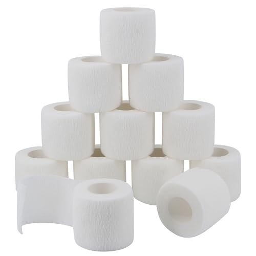 Self Adhesive Bandage Wrap Elastic Athletic Tape 12PCS 2 in X 14.7 ft