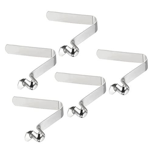 8.3x8mm Spring Clips - 5 Pack Steel Locking Tube Pins for Camping