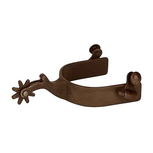 Weaver Leather Men's Equestrian Spur with Antiqued Finish 2-Inch Shank