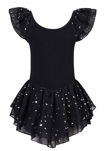 Girls Ballet Leotard with Tutu Skirt - Dance Dress 2-9Y