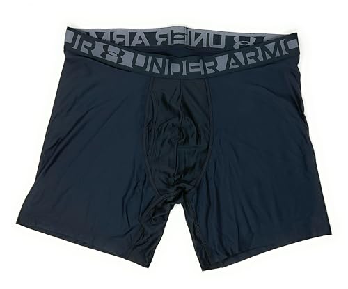 Under Armour Men's Essential Tech Boxerjock 6" Inseam 3-Pack XL Grey/Black
